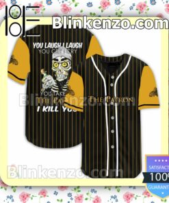Achmed Take My Falstaff Beer I Kill You You Laugh I Laugh Short Sleeve Plain Button Down Baseball Jersey Team