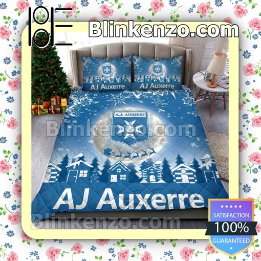 Aj Auxerre Christmas Duvet Cover