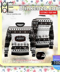 Alaskan Brewing Brand Print Christmas Sweater