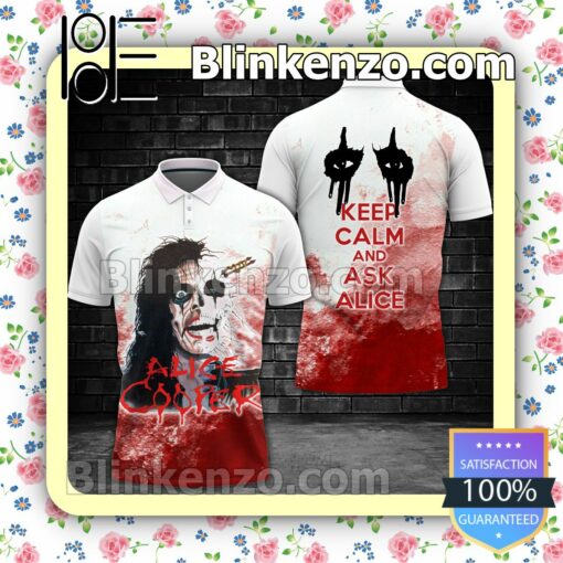 Alice Cooper Keep Calm And Ask Alice Women Tank Top Pant Set b