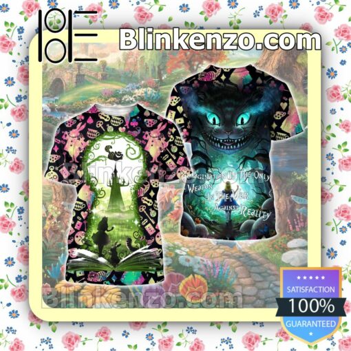 Alice In Wonderland Imagination Is The Only Weapon In The War Against Reality Women Tank Top Pant Set b