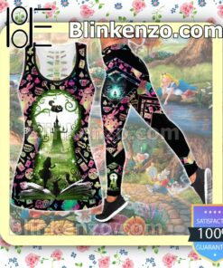 Alice In Wonderland Imagination Is The Only Weapon In The War Against Reality Women Tank Top Pant Set c