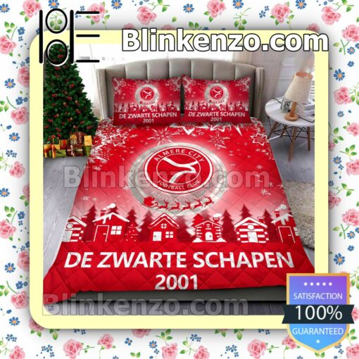 Almere City Fc De Zwarte Schapen 2001 Christmas Duvet Cover