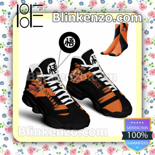 Real Anime Dragon Ball Songoku Air Jordan 13 Retro Sneakers