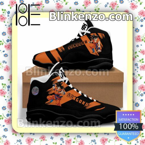 Handmade Anime Dragon Ball Songoku Air Jordan 13 Retro Sneakers