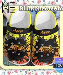 Anthrax Band Color Splash Clogs