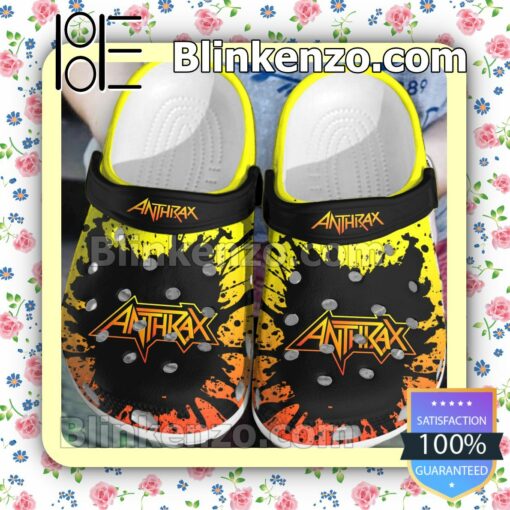 Anthrax Band Color Splash Clogs