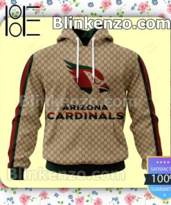 Arizona Cardinals Gucci NFL Zipper Fleece Hoodie