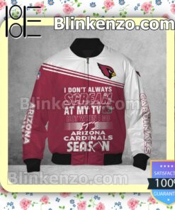Buy In US Arizona Cardinals I Don't Always Scream At My TV But When I Do NFL Polo Shirt