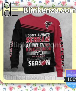 Us Store Atlanta Falcons I Don't Always Scream At My TV But When I Do NFL Polo Shirt