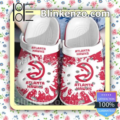 Atlanta Hawks Logo Color Splash Clogs