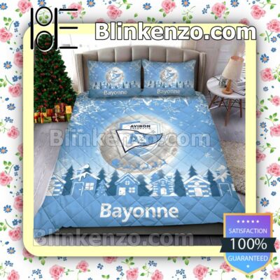 Aviron Bayonnais Bayonne Christmas Duvet Cover