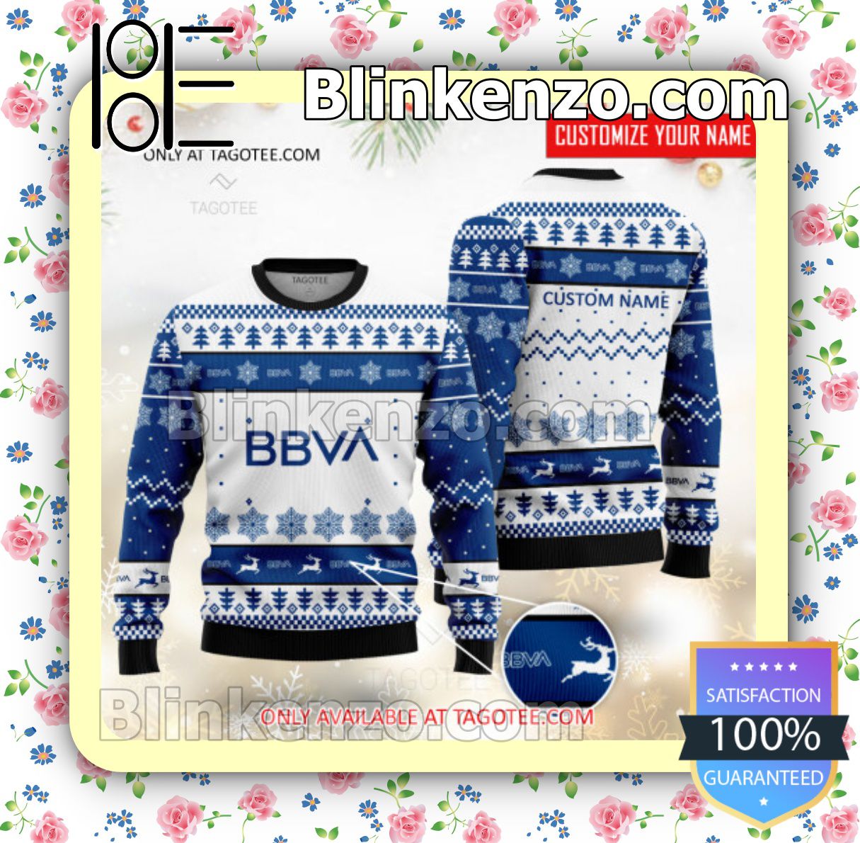 BBVA Spain Brand Christmas Sweater