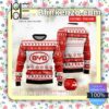 BYD Brand Print Christmas Sweater