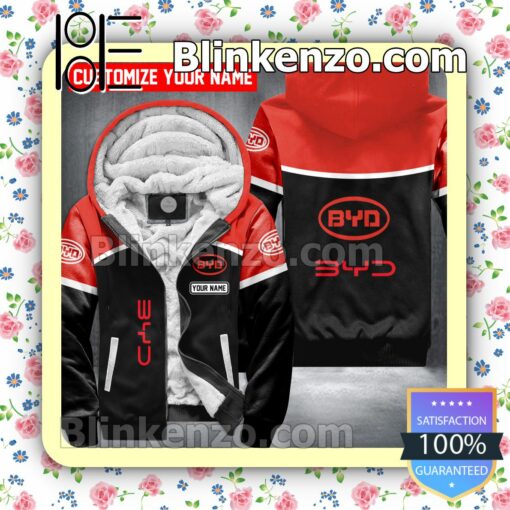 BYD Logo Fleece Warm Sweatshirts