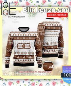Balenciaga Brand Print Christmas Sweater