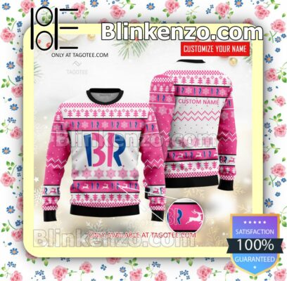 Baskin Robbins Christmas Pullover Sweaters
