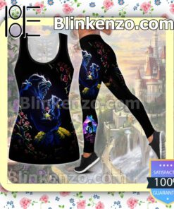 Beauty And The Beast Tale As Old As Time Black Women Tank Top Pant Set
