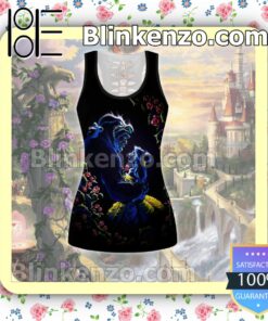 Beauty And The Beast Tale As Old As Time Black Women Tank Top Pant Set c