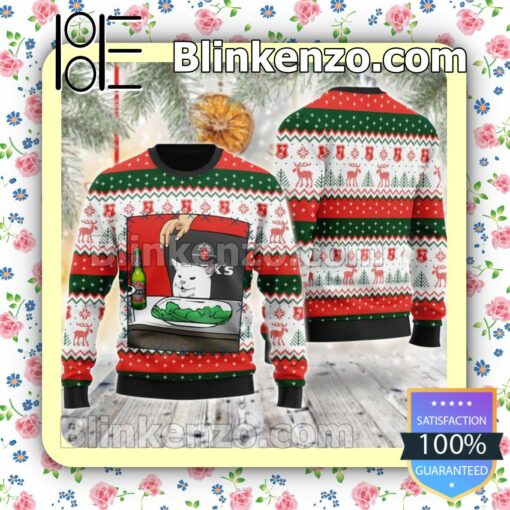 Beck's Beer Cat Meme Christmas Pullover Sweaters