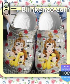 Belle Beauty And The Beast Good Reads And Good Friends Halloween Clogs