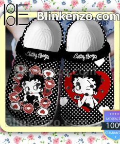 Betty Boop Kiss Polka Dots Halloween Clogs