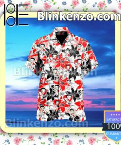 Betty Boop Lily Flower Men Shirt