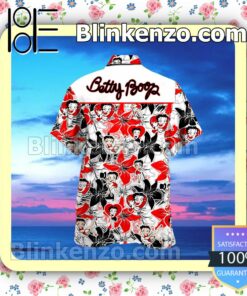 Betty Boop Lily Flower Men Shirt a