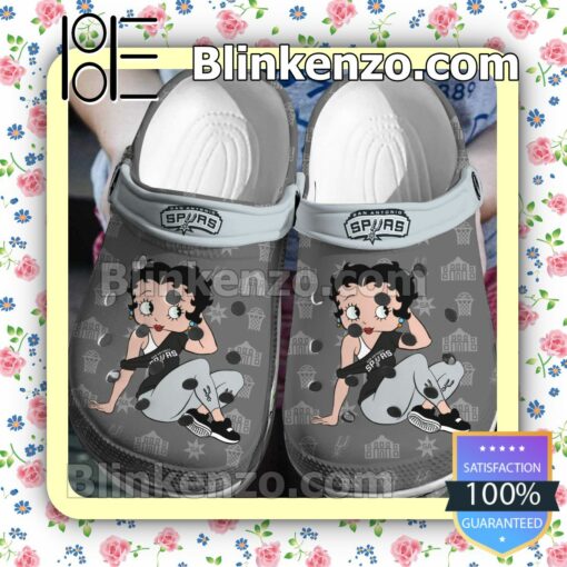 Betty Boop San Antonio Spurs Halloween Clogs