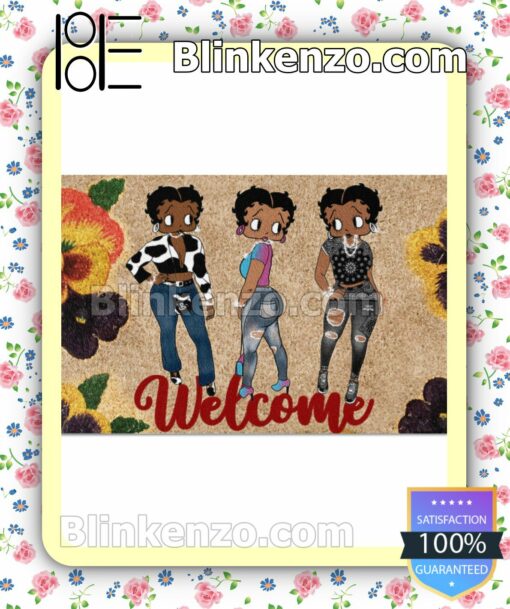 Betty Boop Welcome Entryway Rug