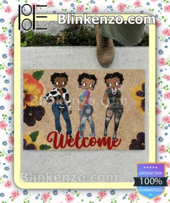 Betty Boop Welcome Entryway Rug a
