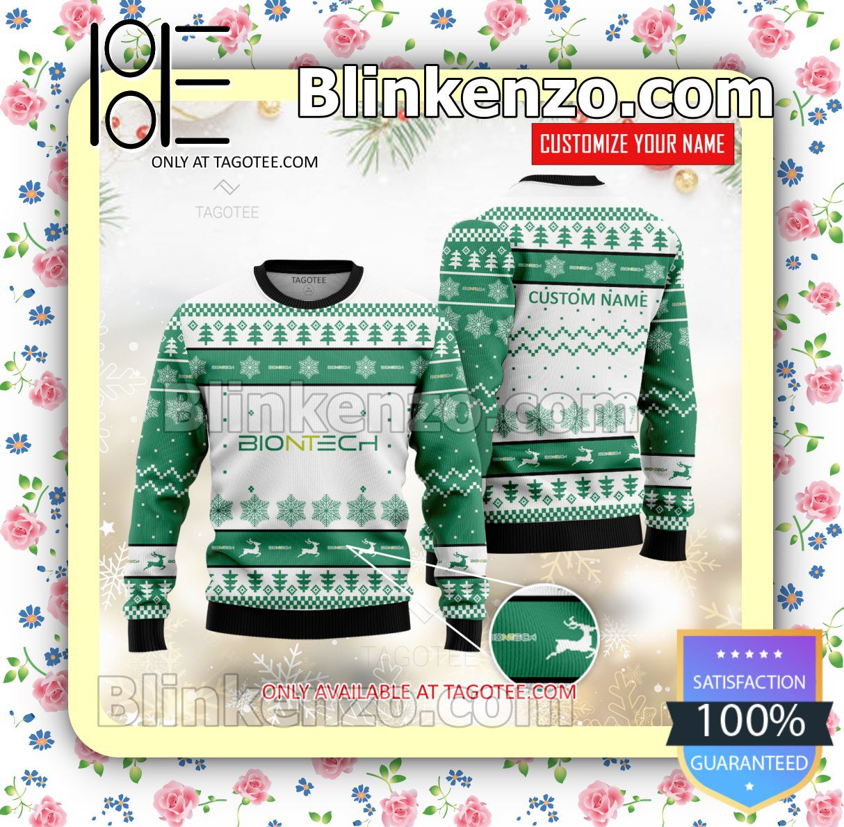 BioNTech Brand Christmas Sweater