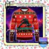 Black Panther Red Christmas Pullover Sweaters