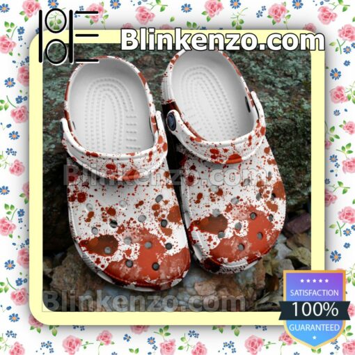 Blood Stain Halloween Clogs