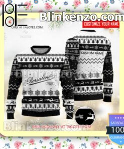Borsalino Brand Print Christmas Sweater