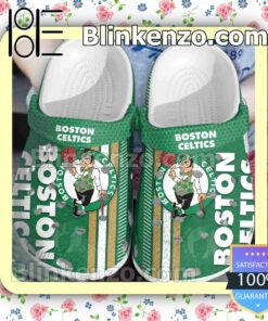 Boston Celtics Hive Pattern Clogs