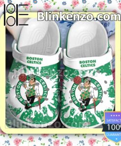 Boston Celtics Logo Color Splash Clogs