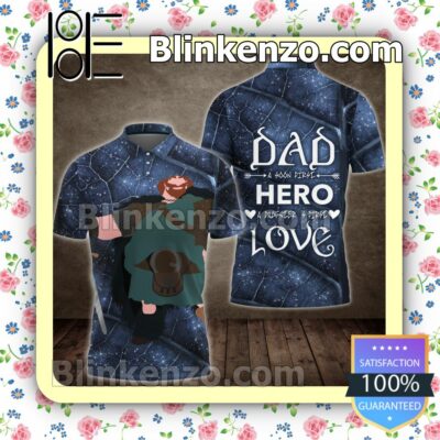 Brave Cartoon Dad A Son's First Hero A Daughter's First Love Women Tank Top Pant Set b