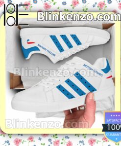 British Airways Company Brand Adidas Low Top Shoes