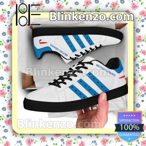 British Airways Company Brand Adidas Low Top Shoes a