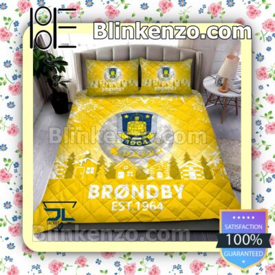 Brondby If Est 1964 Christmas Duvet Cover