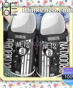 Brooklyn Nets Hive Pattern Clogs
