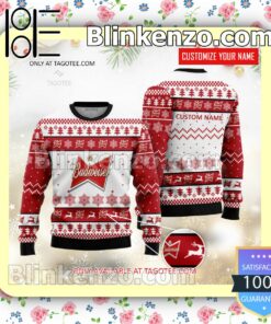 Budweiser Brand Print Christmas Sweater