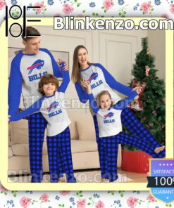 Buffalo Bills Family Matching Christmas Pajamas Set