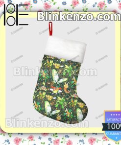 Bug Type Pattern Pokemon Xmas Stockings Decorationss b