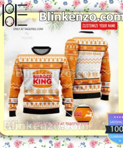 Burger King Christmas Pullover Sweaters