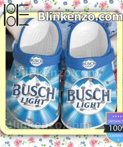 Busch Light Beer Logo Clogs