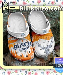 Busch Light Deer Orange Clogs