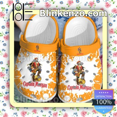 Captain Morgan Logo Color Splash Clogs