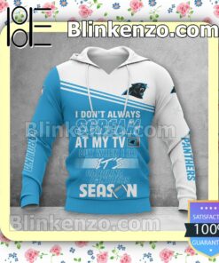 Fast Shipping Carolina Panthers I Don't Always Scream At My TV But When I Do NFL Polo Shirt